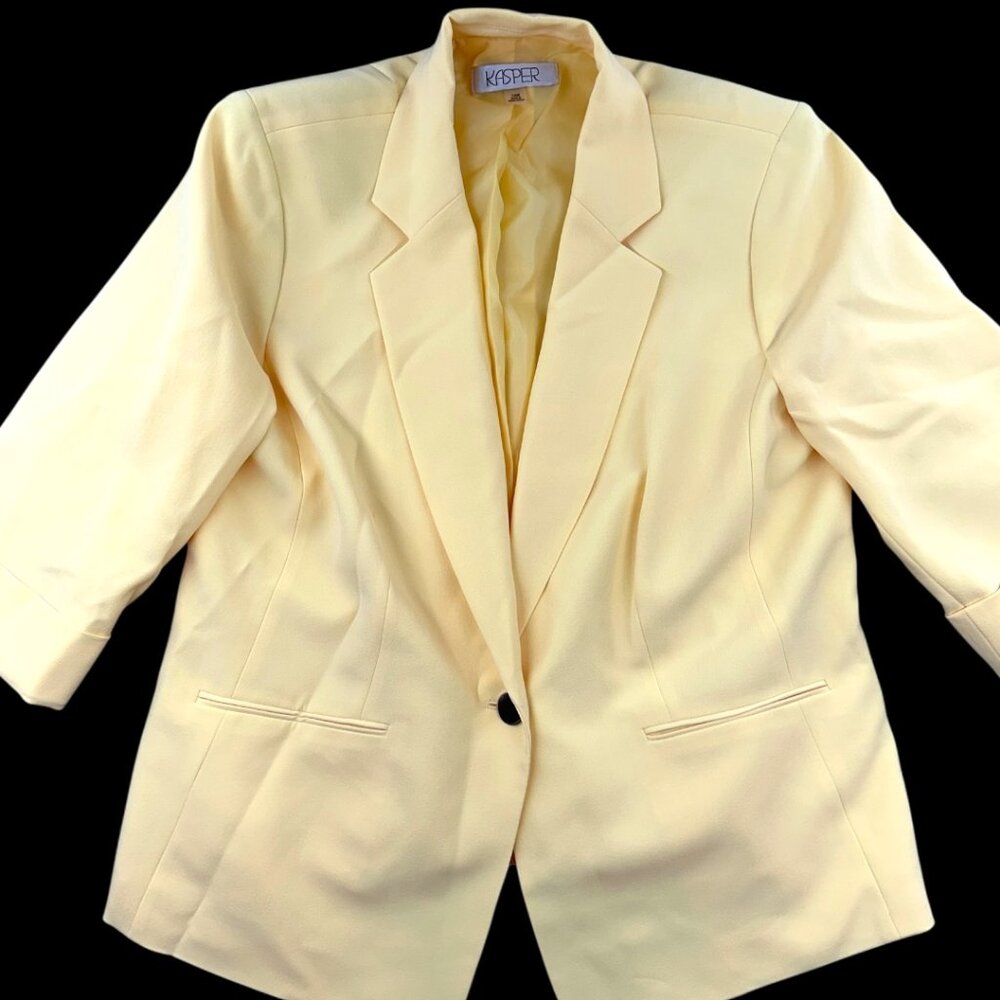 Kasper Yellow Blazer NWT - image 5